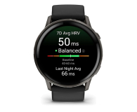 Garmin Venu 4 Slate 45mm z czarnym paskiem - 1363879 - zdjęcie 2